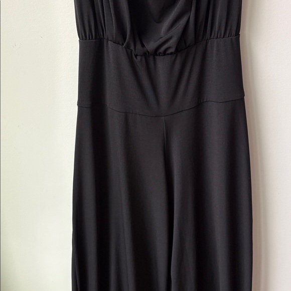 Julian Chang Lola Halter Neck Wide Leg Jumpsuit in Black Formal Dressy Size M - Picture 5 of 11